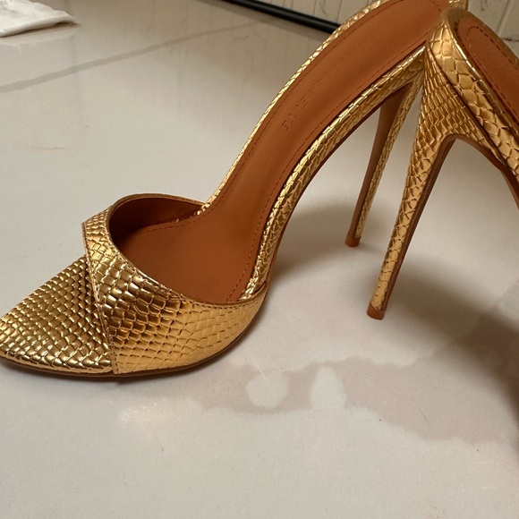 Gold Cult of Coquette Gia Mules - Picture 2 of 5